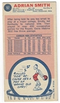 1969 Topps Basketball #97 Adrian Smith - Cincinnati Royals RC